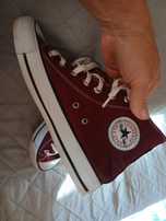 Okazja Converse All Star bordowe trampki roz 38,5 stan  jak nowe