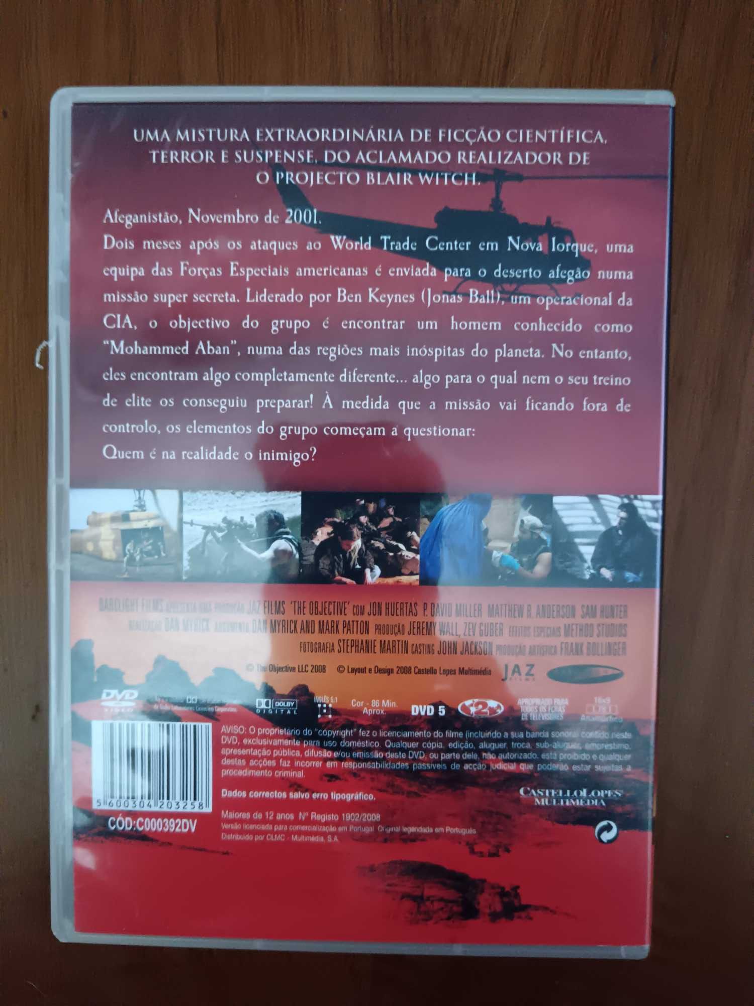 filme  dvd original - terror no Afeganistão