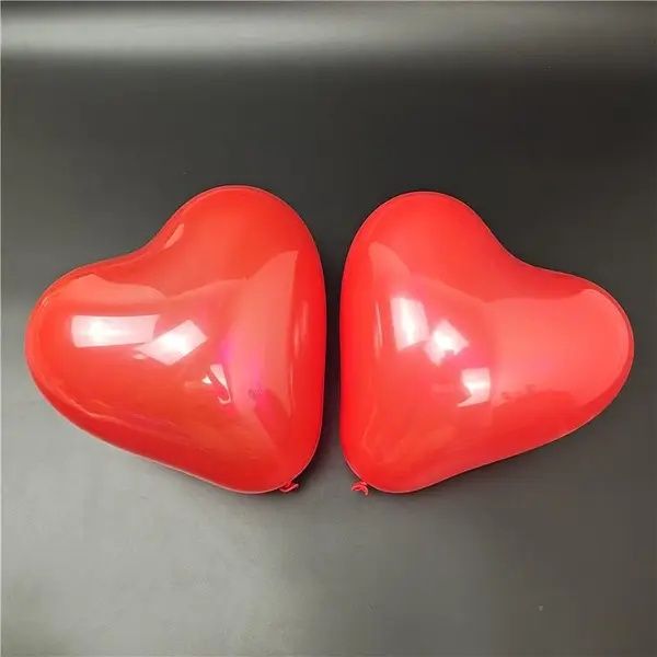 Надувні кульки сердечки 5 шт, надувна кулька червоне сердечко