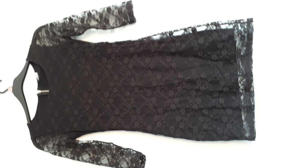 Sukienka z koronki czarna H&M rozmiar S
