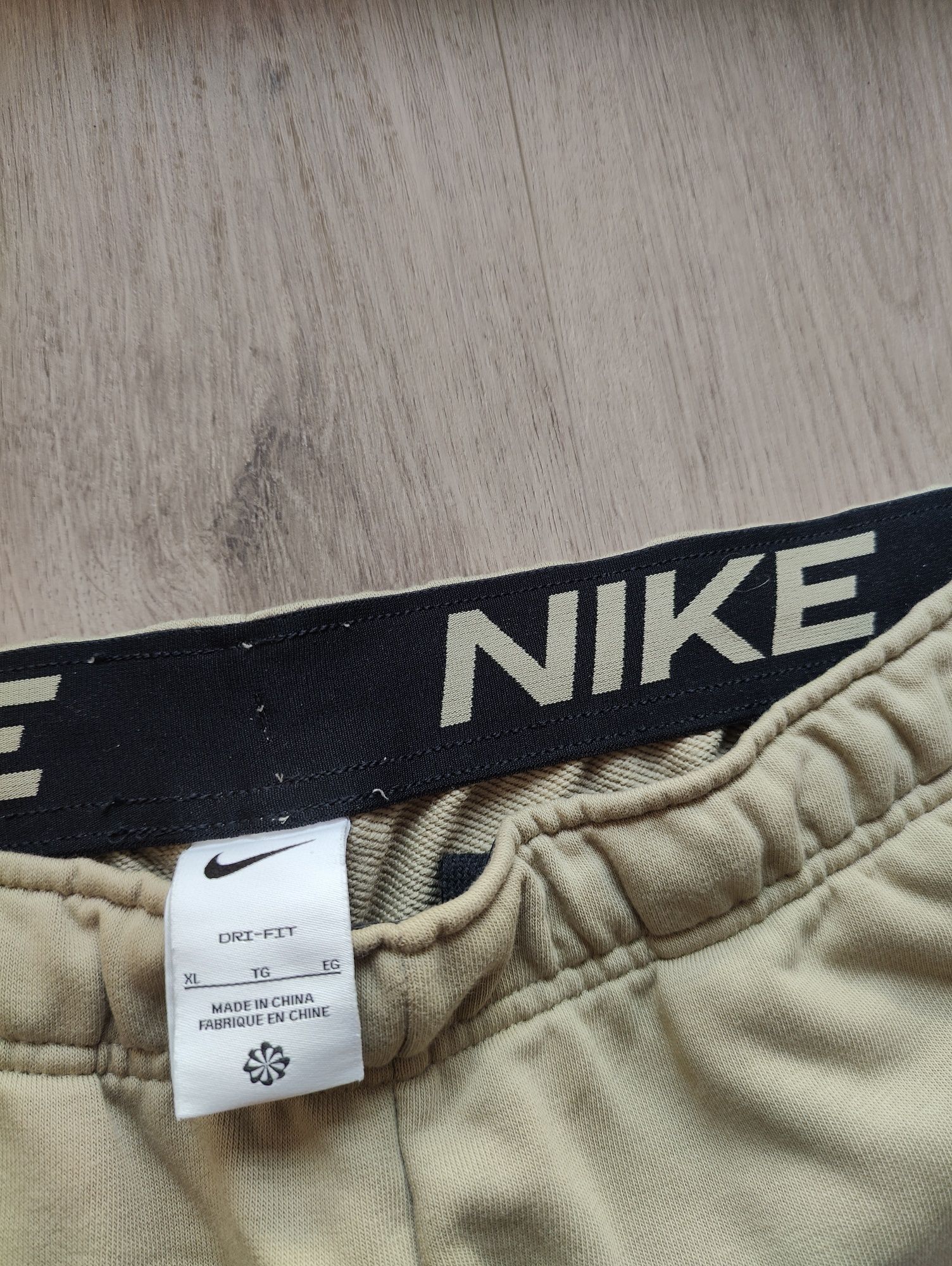 Nike spodnie dres olive oliwkowe