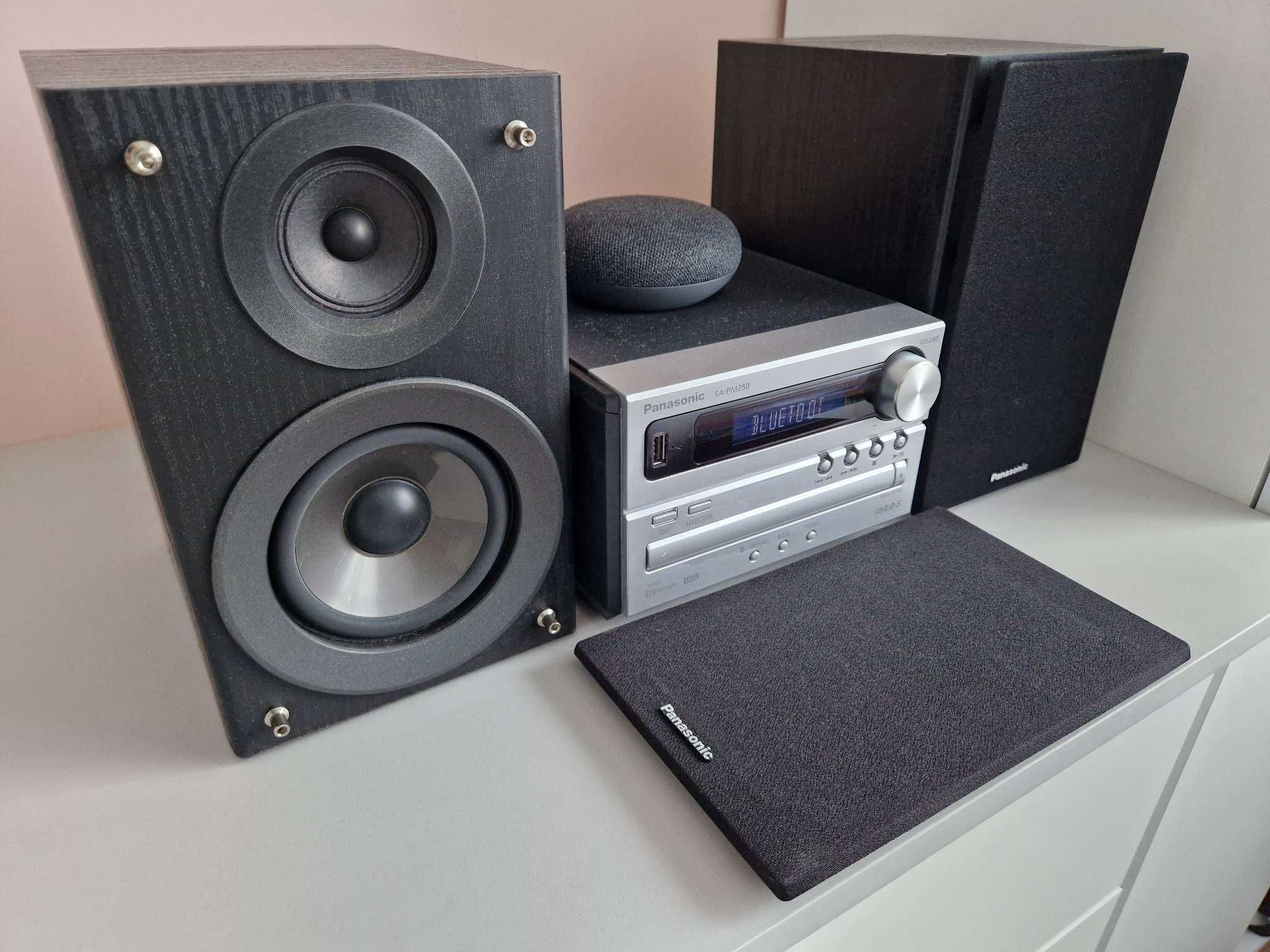 Panasonic Google Asystent Wieża SA-PM250 kolumny Stereo żarówka