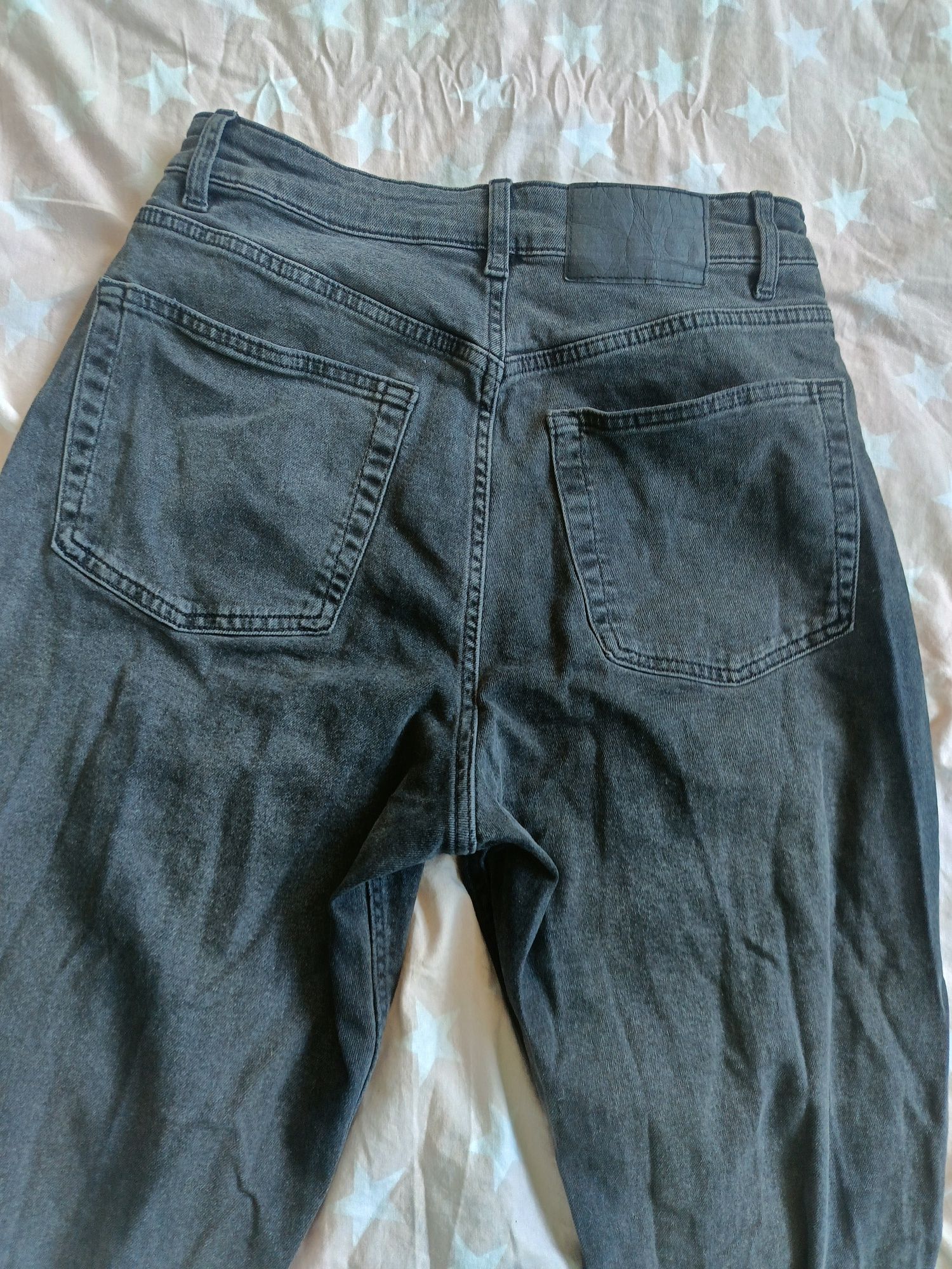 Spodnie damskie jeansy mom fit