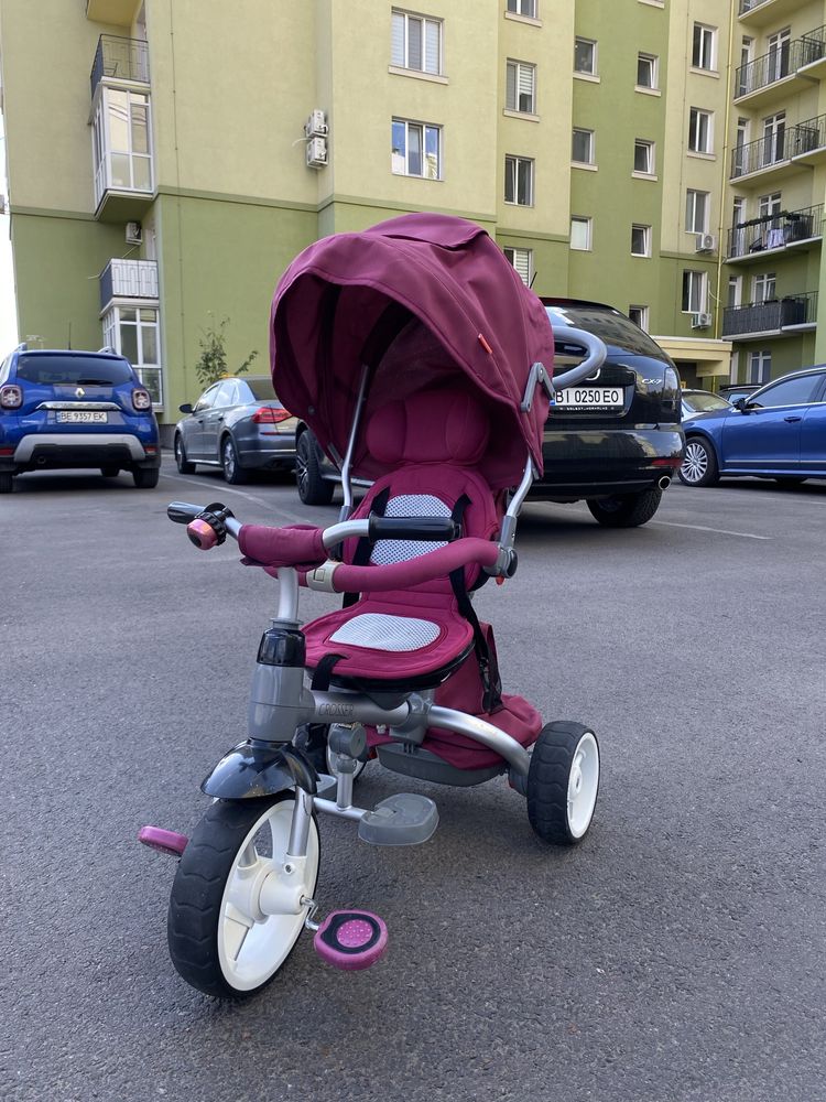 Дитячий триколісний велосипед-коляска Crosser 6 в 1