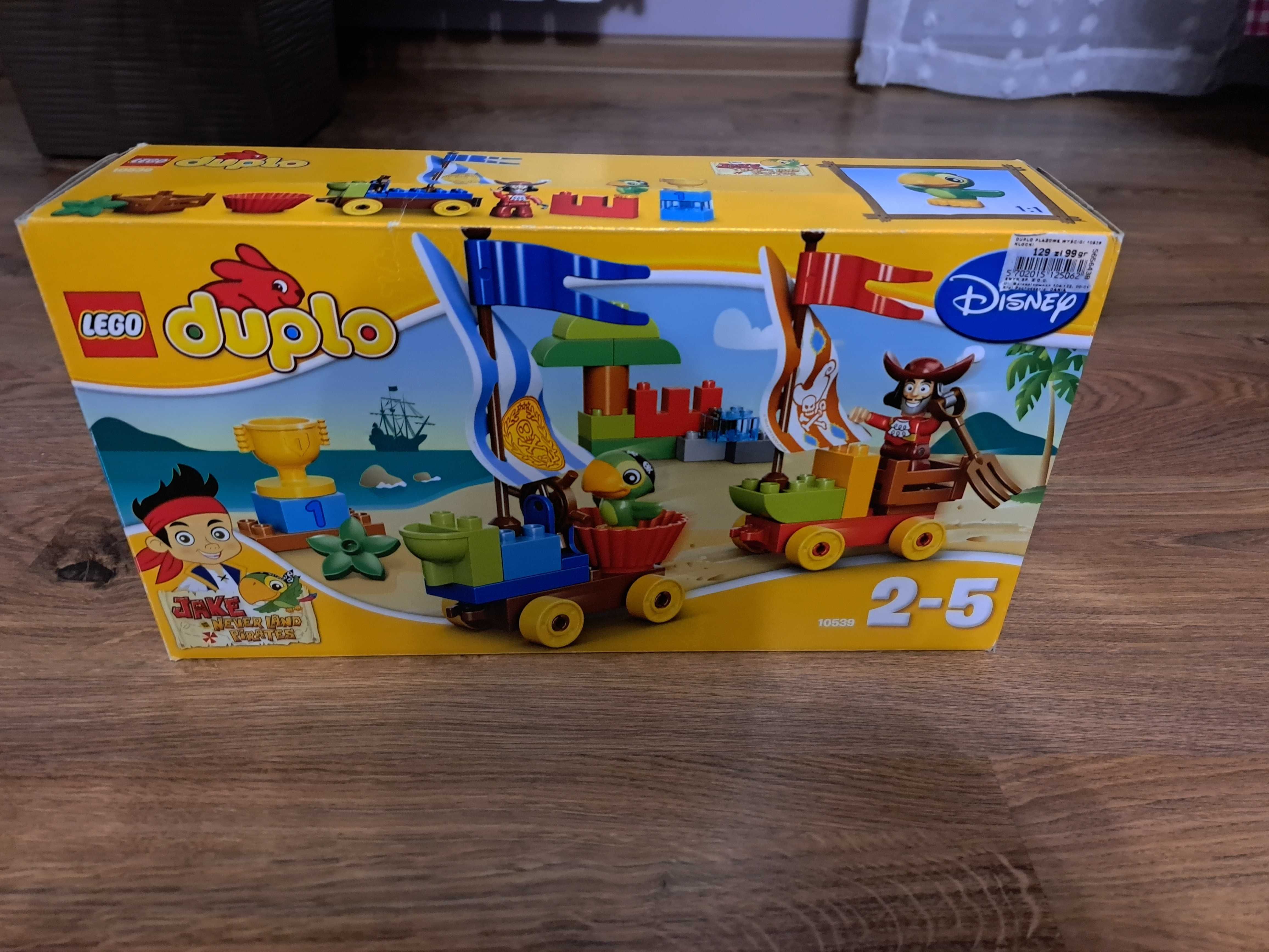 LEGO 10539 Duplo - Jake i Piraci z Nibylandii: Wyścig na Plaży