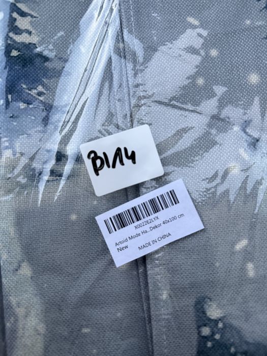 Bieżnik świąteczny zimowy 40x100cm renifer Boże narodzenie BI14