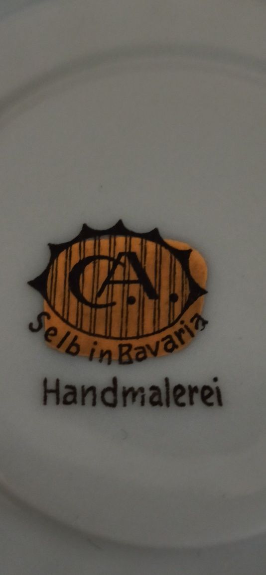 Porcelana Bawaria Hertel & Jacob Malarnia  CA Selb UNIKAT