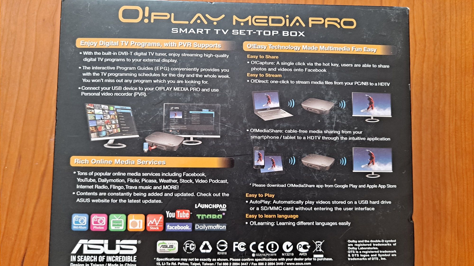 Asus O!Playstation media pro