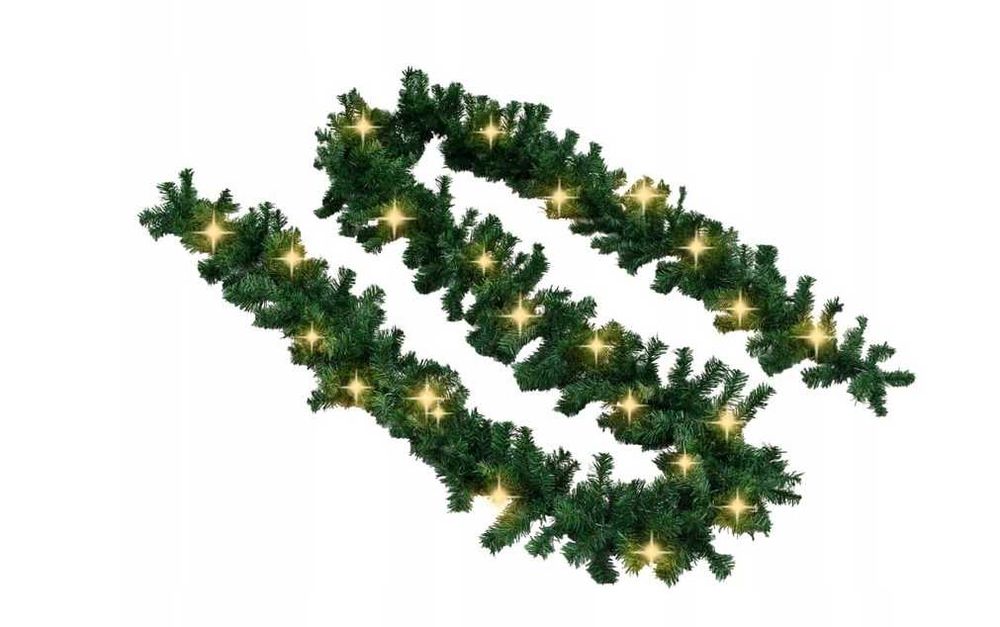 GIRLANDA świąteczna 150 LED  10m ciepła biel