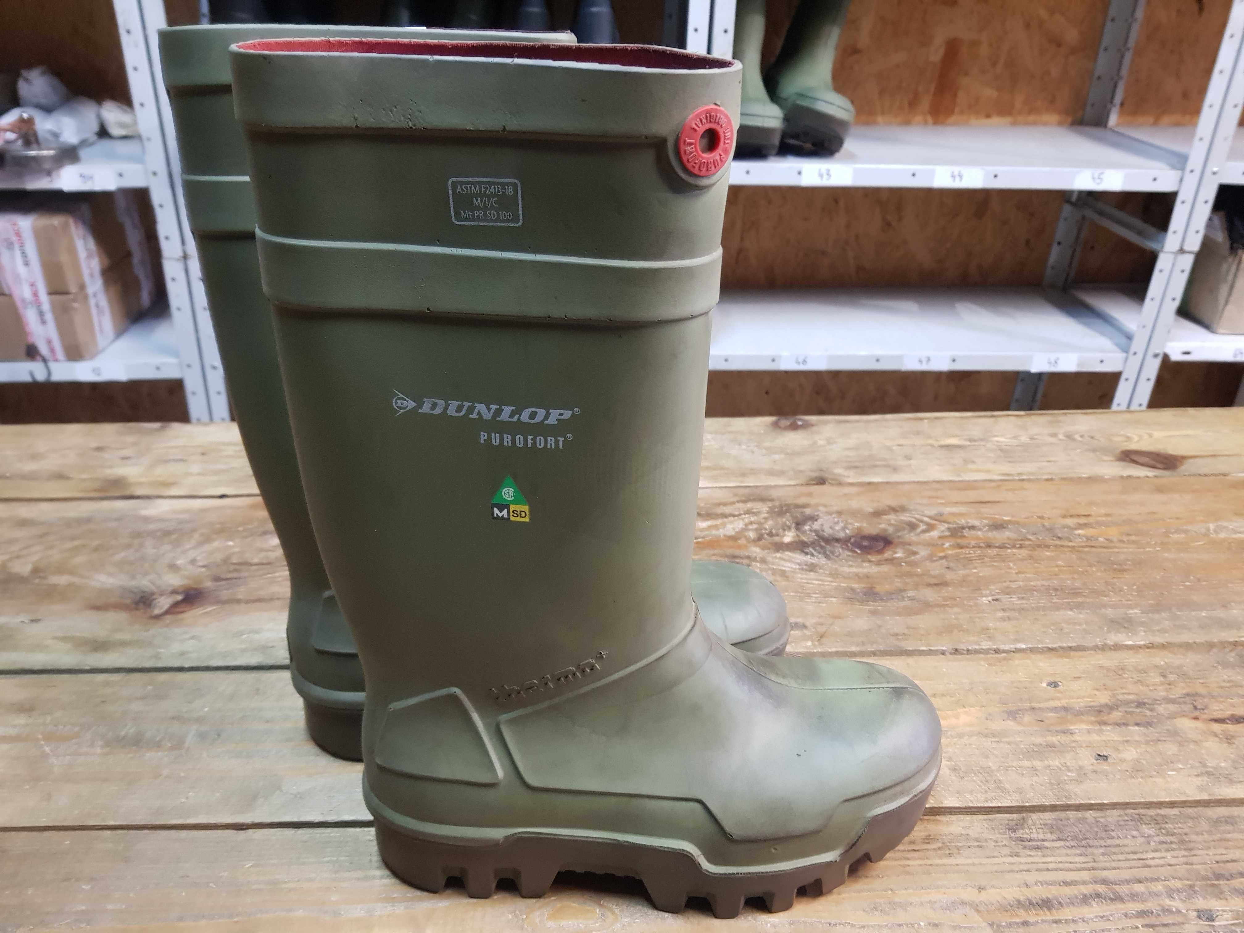 Kalosze robocze DUNLOP rozm 43 wkł 28,5 cm S3