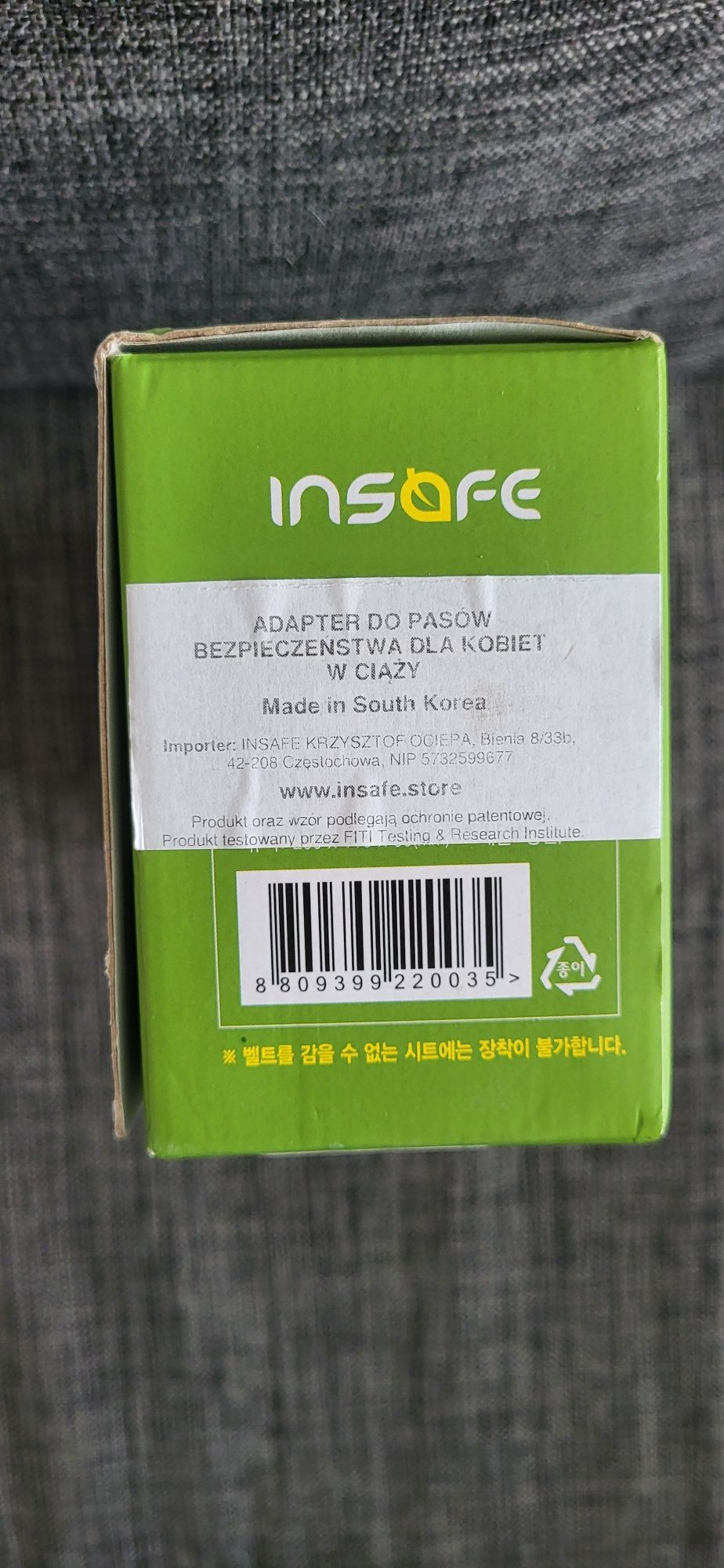 Adapter do pasów inSafe