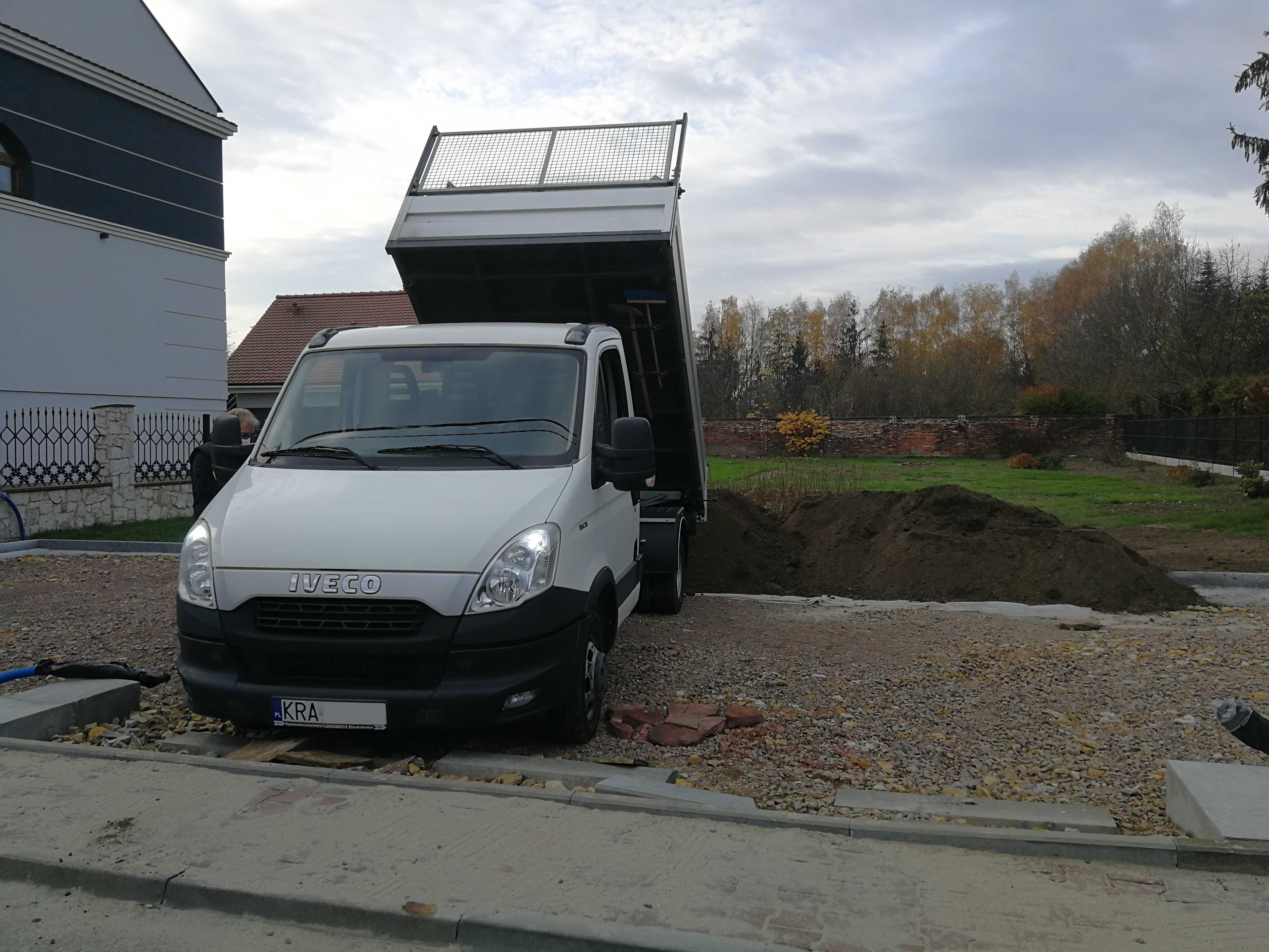 Przesiany humus pod trawnik (ziemia ogrodowa siana, czarnoziem) KRAKÓW