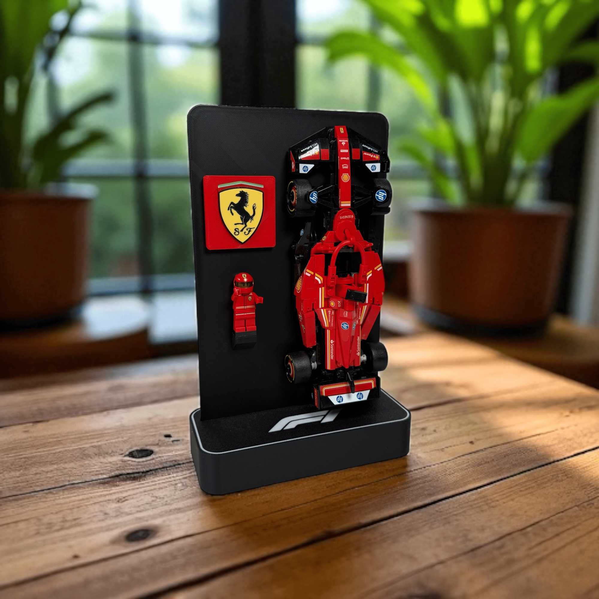 Стенд для Lego Speed Champions F1 Ferrari SF-24 77242 Білий / Червоний
