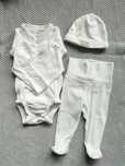 Zestaw dla noworodka, niemowlaka, wyprawka 56 0-1M 100% bawełna H&M