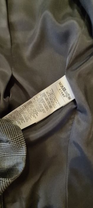 iBlues (Max Mara) - damski garnitur w szarą kratkę