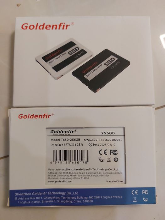 SSD накопичувач Goldenfir 256GB