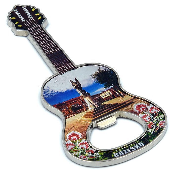 Magnes na lodówkę gitara Brzesko Figura św. Floriana