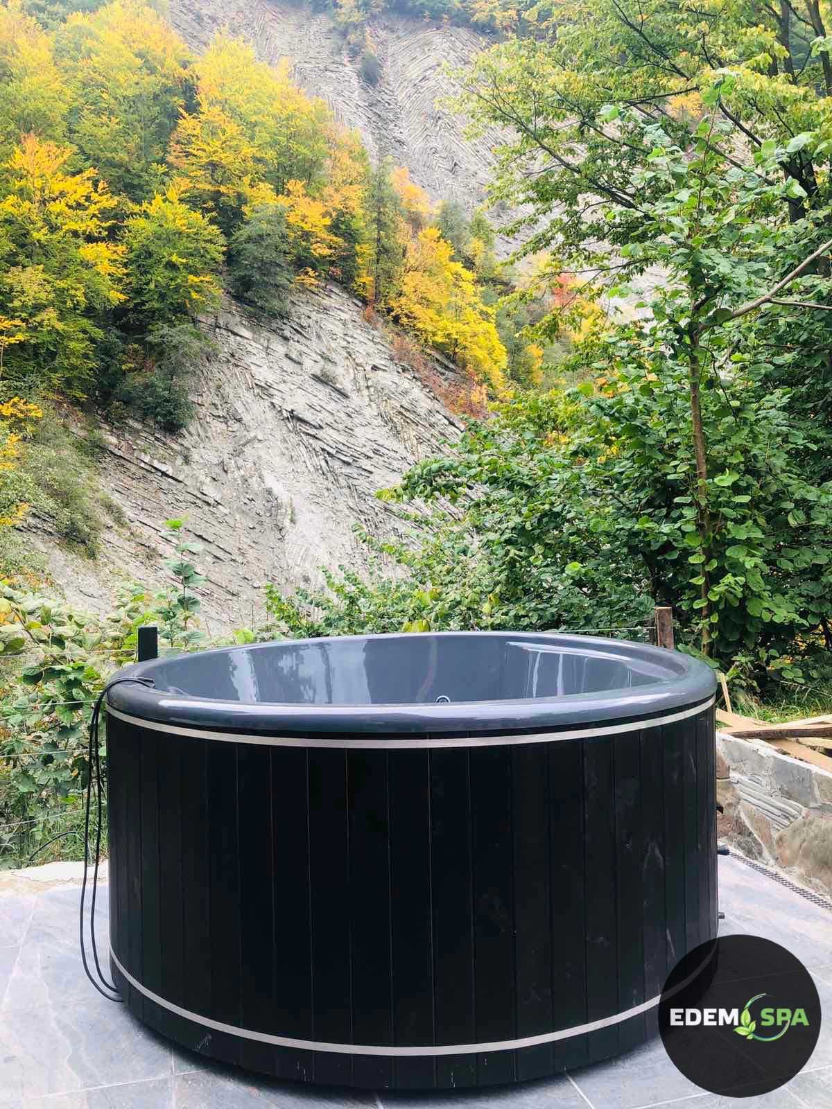 Сучасна купіль. Пластиковий чан. Модна Spa зона. Лазня з доставкою