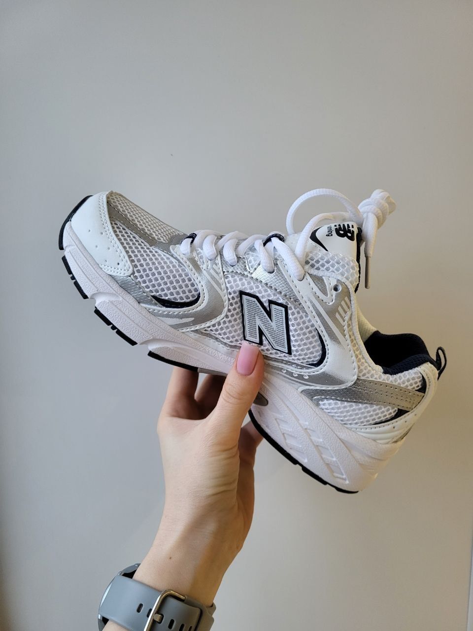 р36-45 Кросівки New balance 530 White Silver Abzorb