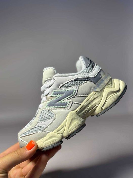 Дитячі кросівки New Balan:ce 9060 Lunar Timberwolf NY Grey р.26-37