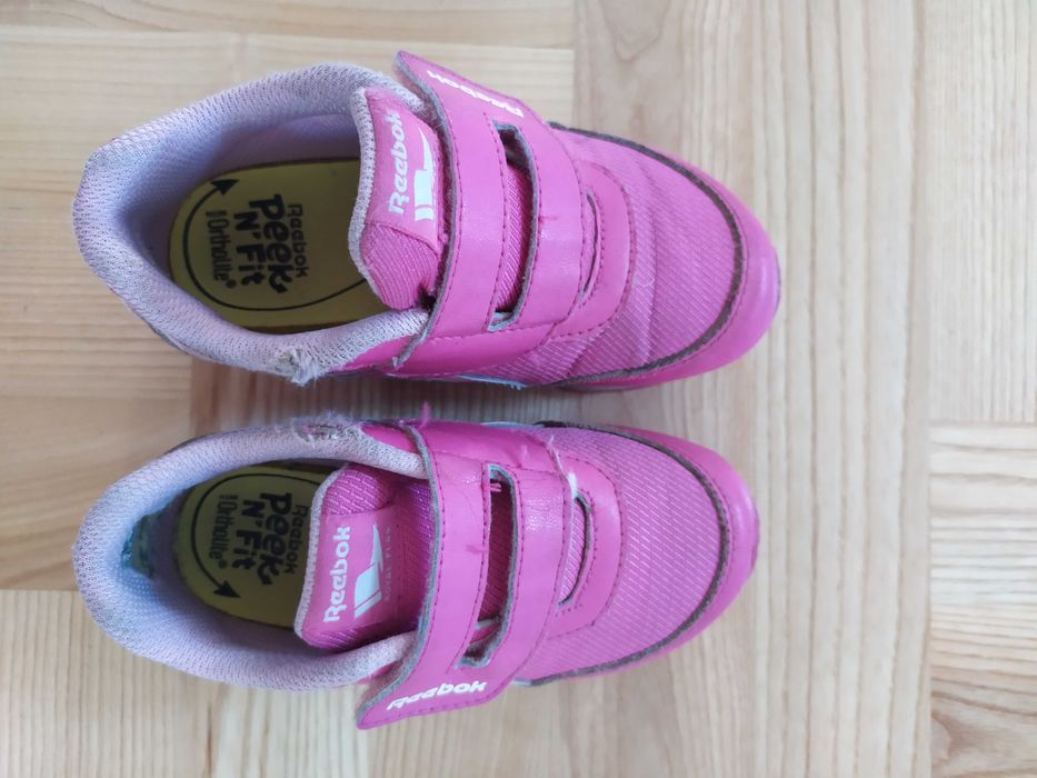 Adidasy Reebok, różowe, dla dziewczynki, r. 26,5