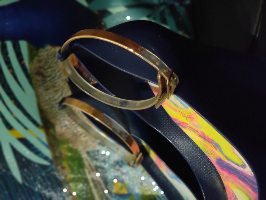 Sandália Cunha Azul (n°39)