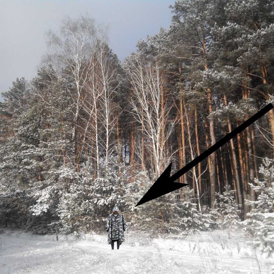 Плащ-палатка с люверсами лесной камуфляж. Дождевик пончо для военных,