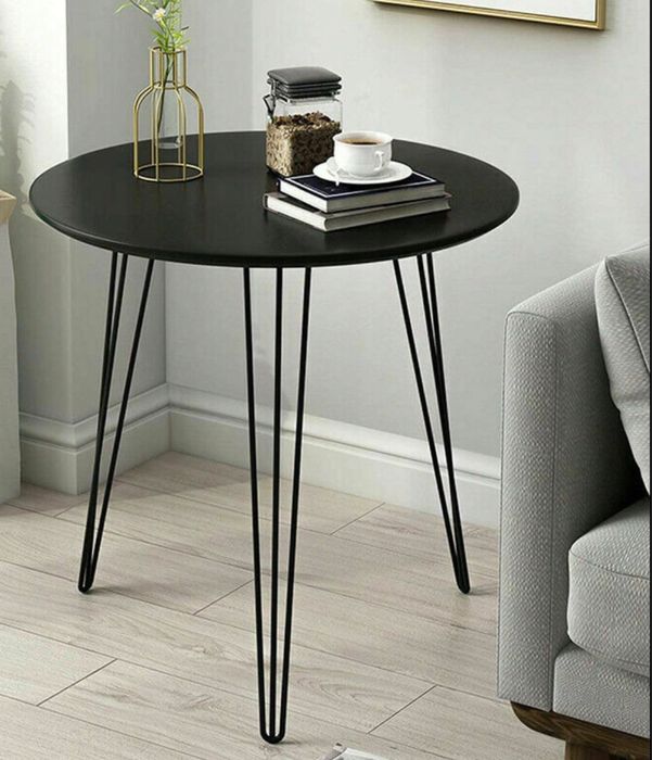 Komplet trzech nóg metalowych hairpin ze stopkami