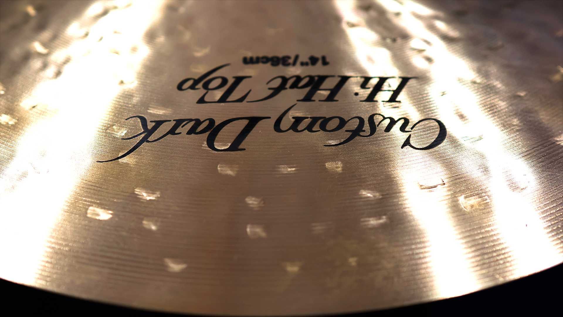 Zildijan K Custom Dark hihat 14" zestaw stan bardzo dobry