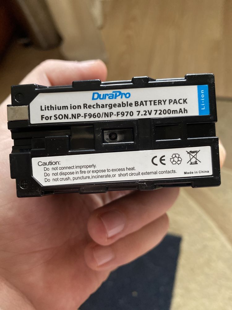 Акумулятор  NP-F 960/NP-F 970 7200 mAn