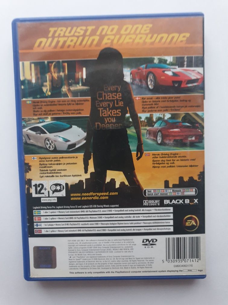 Nfs undercover PlayStation 2