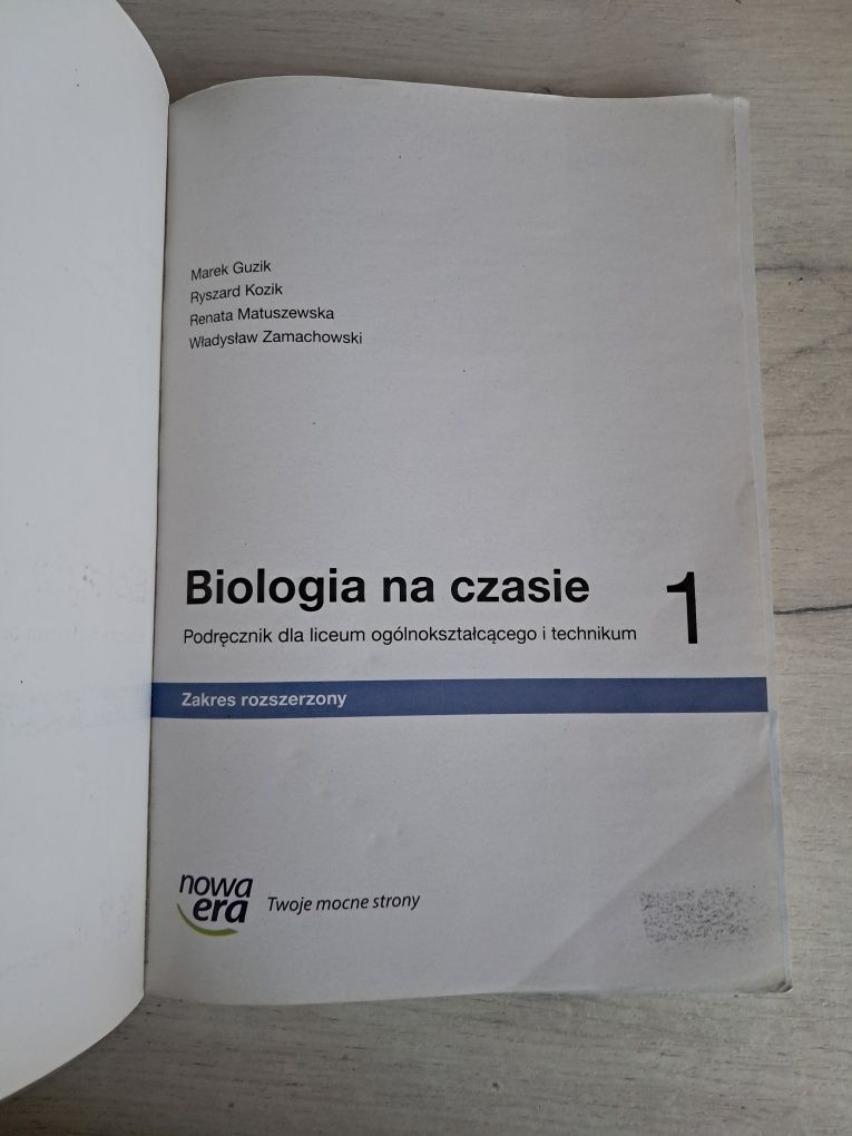 Biologia na czasie 1