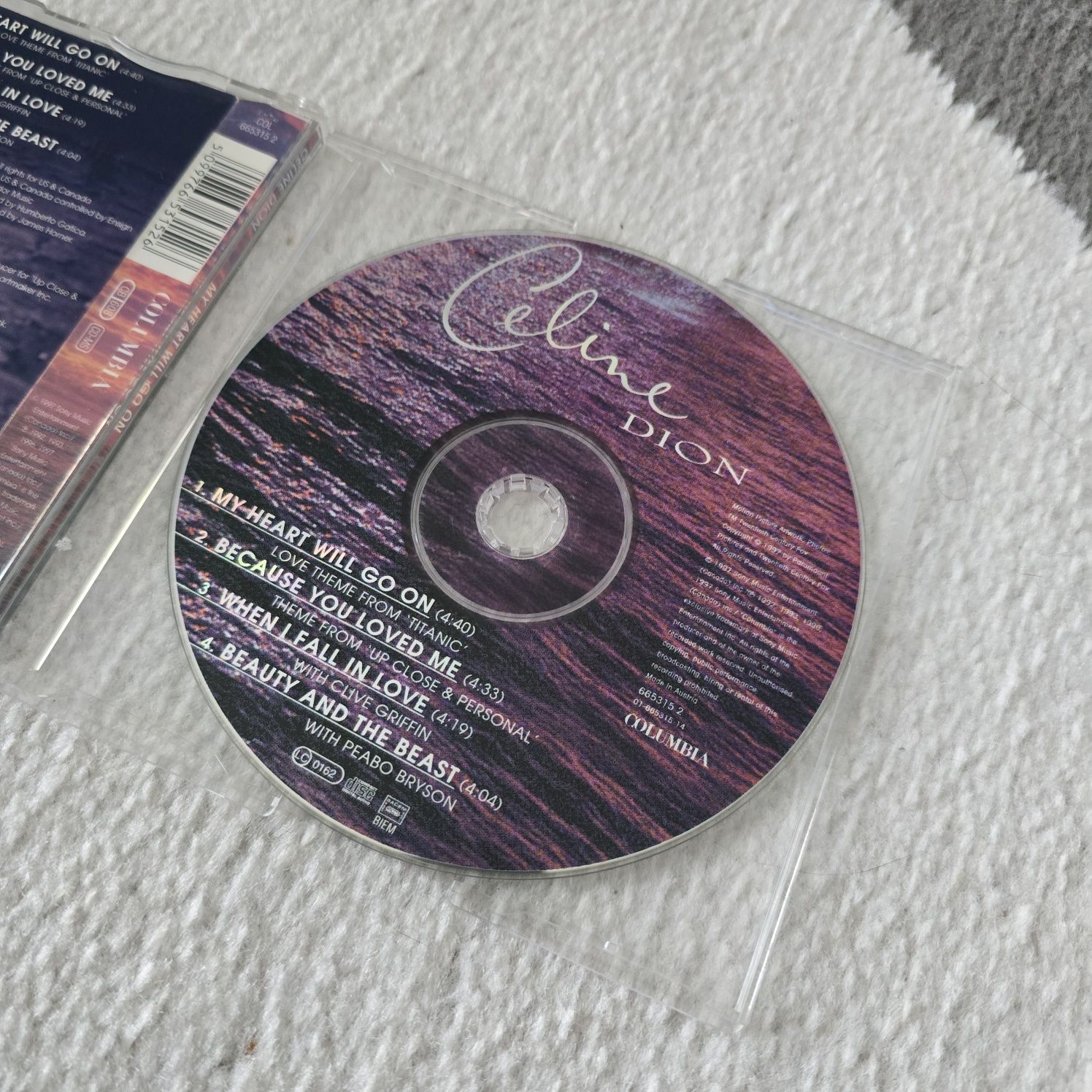 CD Celine Dion my heart will go on