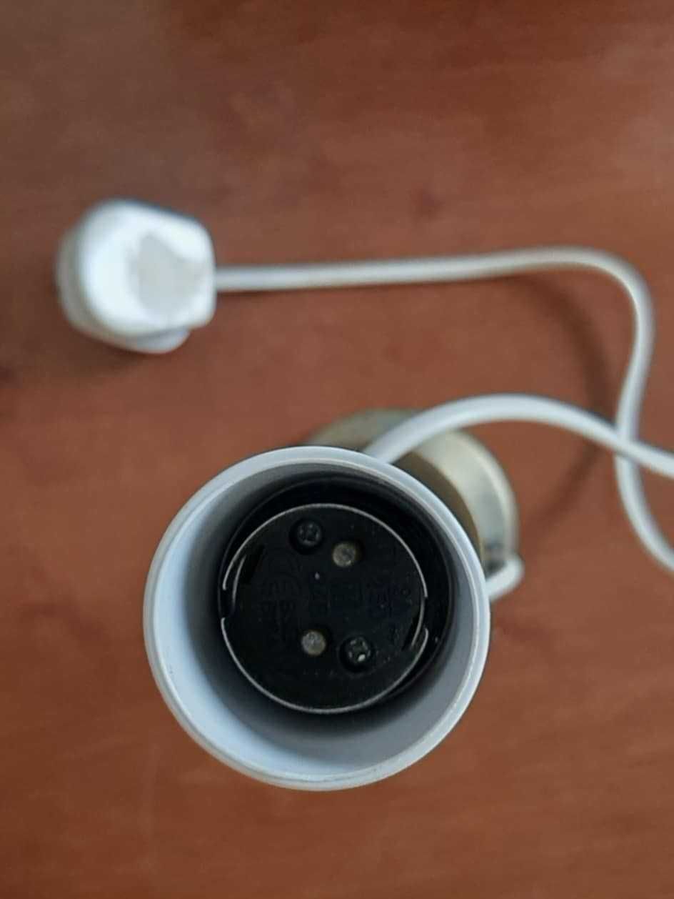 Mosiężna lampa stołowa Servlite | vintage | angielska wtyczka
