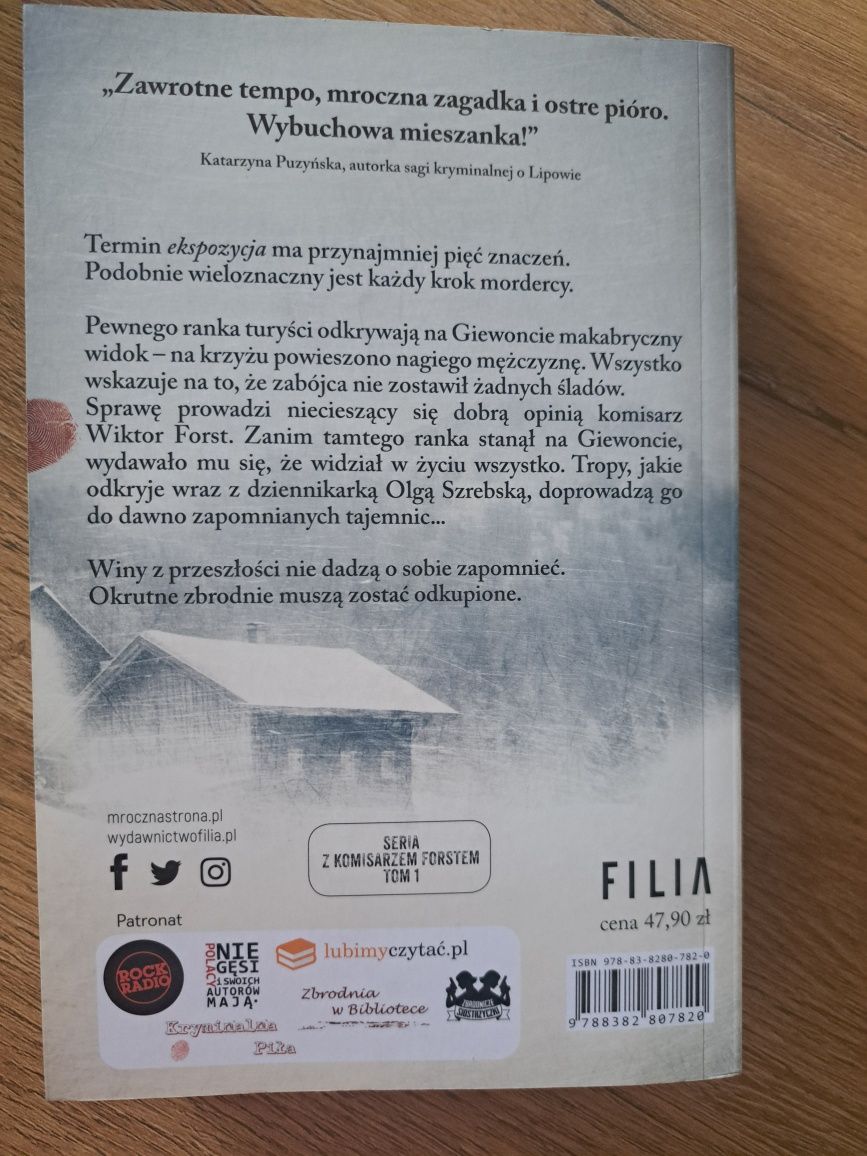 Książka "Ekspozycja" Remigiusz Mróz