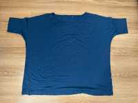 Szeroka krótka koszulka T-shirt bluzka z krótkim rękawkiem XS/S/M