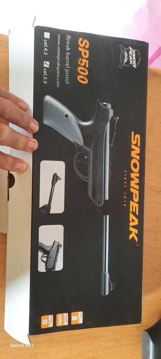 Pistola ar comprimido como nova