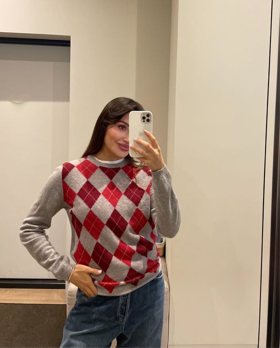 Люкс бренд крутий светр вовна S