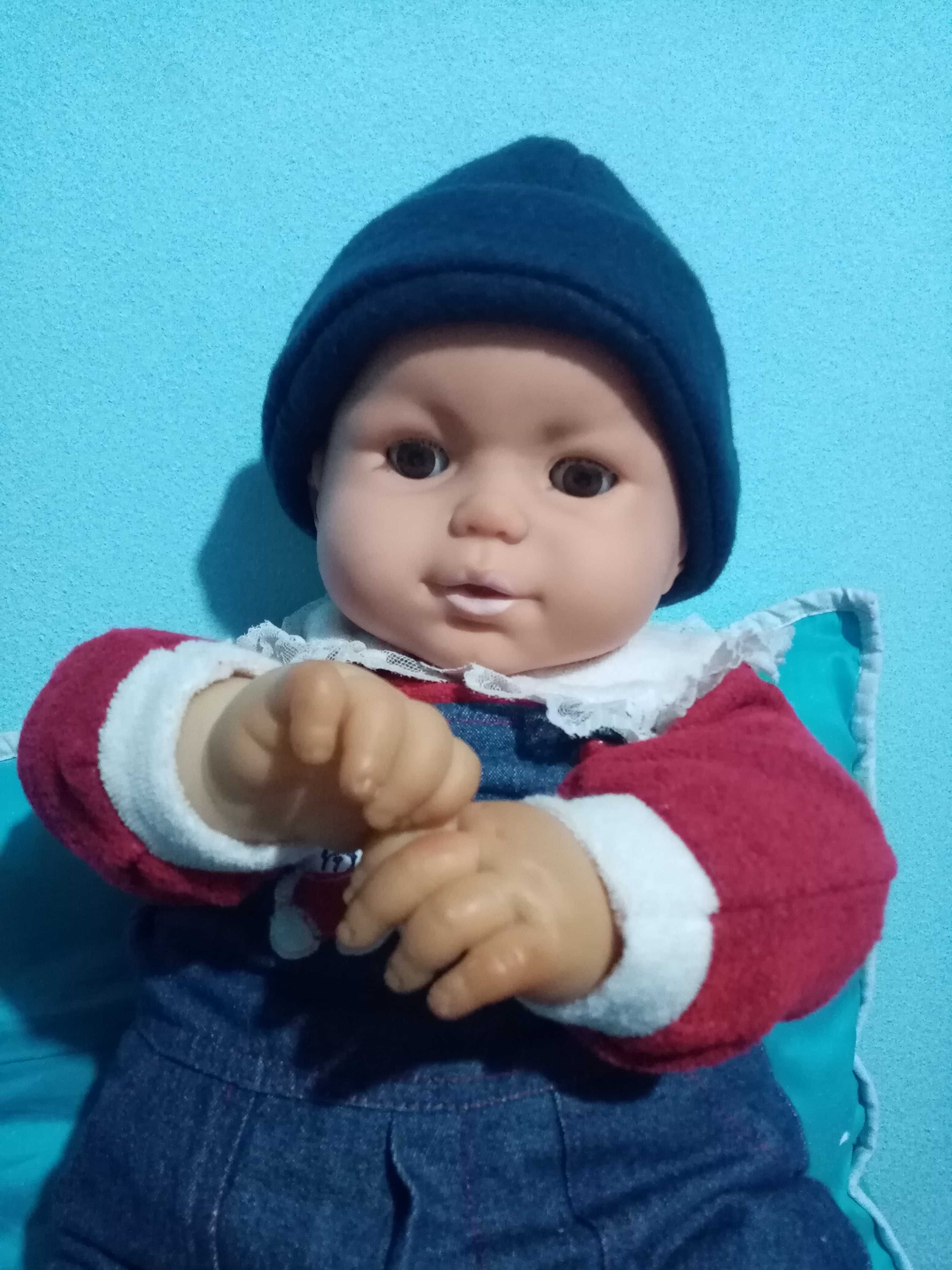 Boneco bebê enorme vintage agora baixa de preço