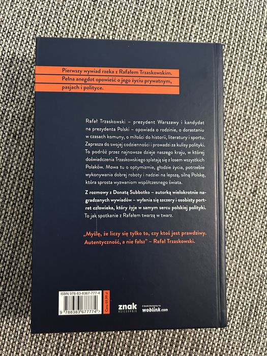 Rafał Trzaskowski ksiażka nowa