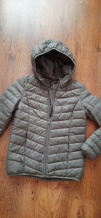 Sinsay lekka pikowana kurtka khaki XS jesień