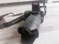 Aparat fotograficzny sony Alfa 37 z Obiektywem  Tamron 18-200
