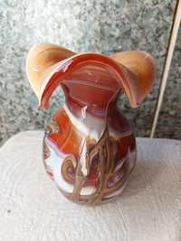 Вазочка чешское стекло ваза богемская