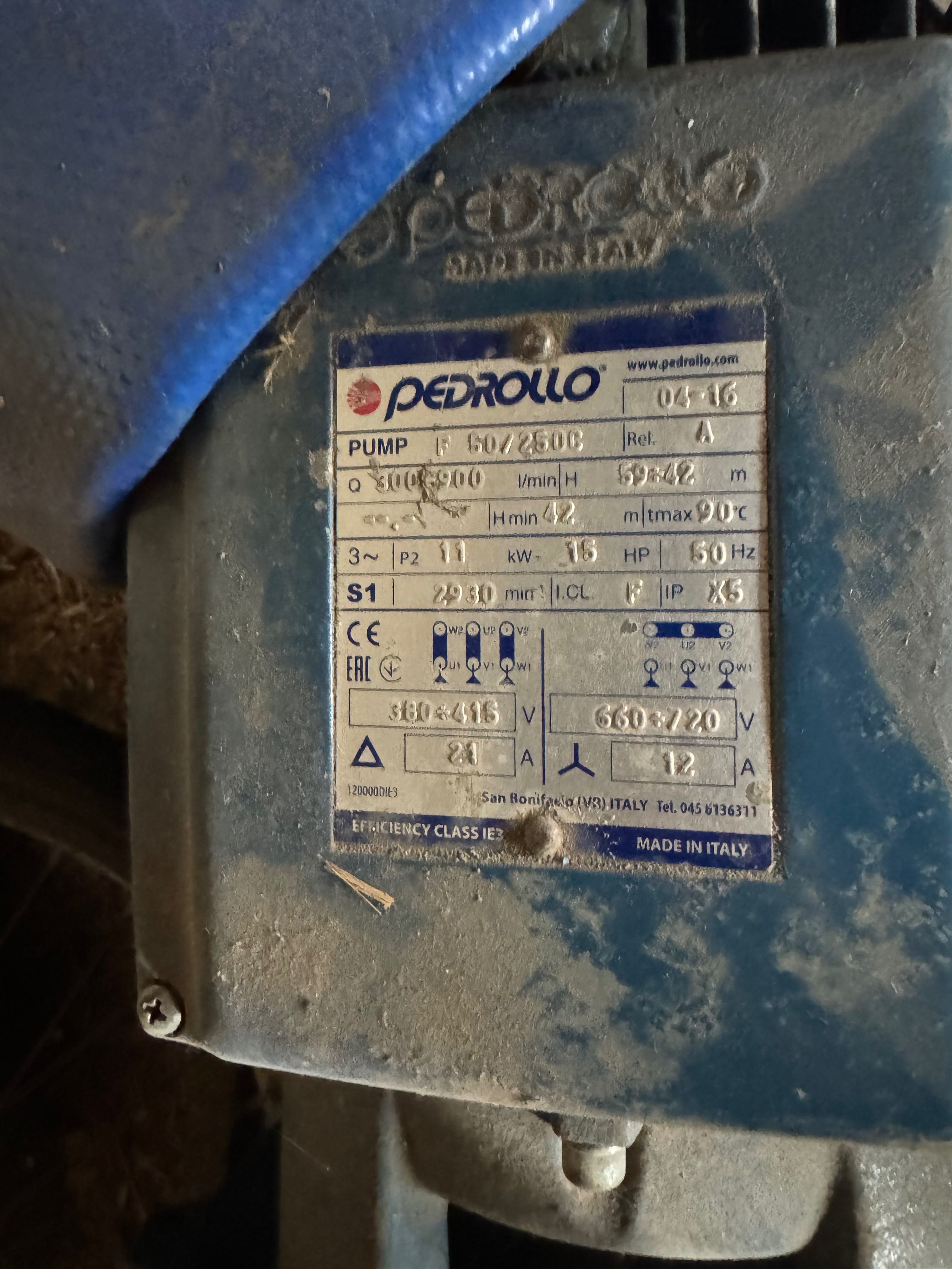 Насос pedrollo f50/250c