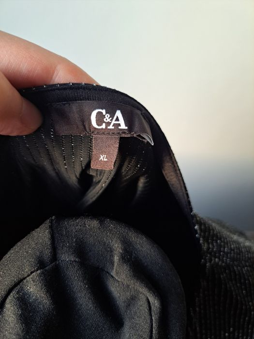 Bluzka c&a xl damska srebrna nitką śliczną
