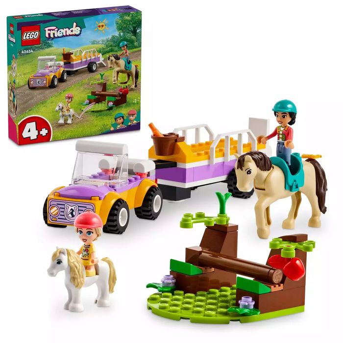 LEGO Friends Przyczepka dla konia i kucyka 42634. LEGO