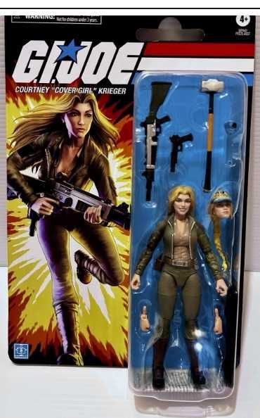 GIJOE Classified Courtney "Cover Girl " Krieger (Retro) (NOVO Selado)