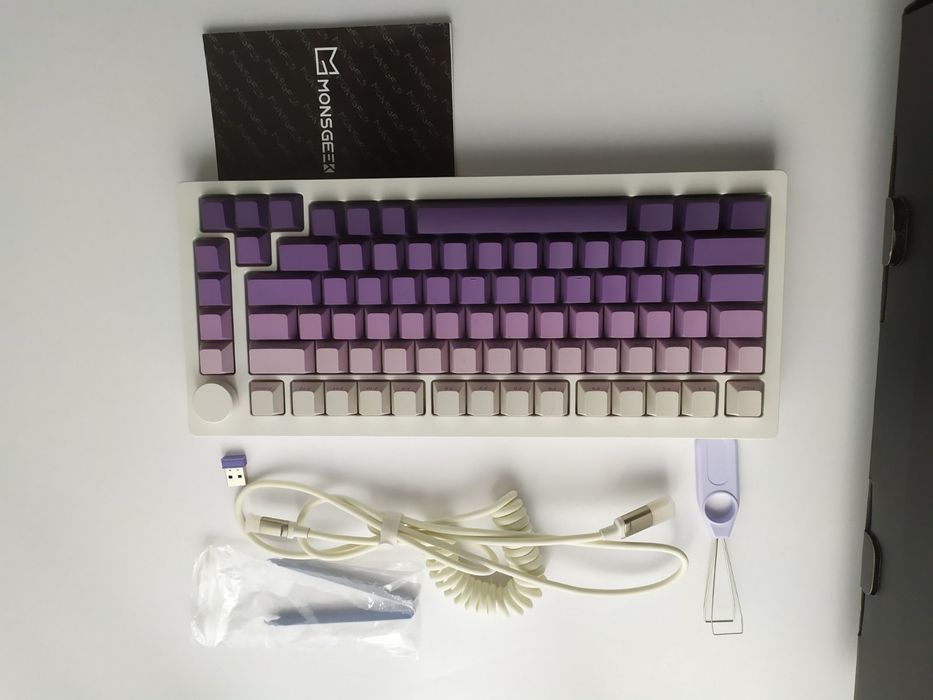 Клавіатура Monsgeek M1W (бездротова) | KTT Kang White | Leobog Gradien