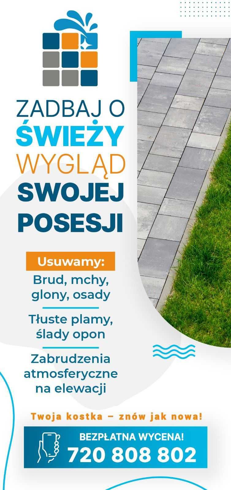 Profesjonalne Mycie Kostki Brukowej - Karcherem