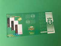 Horário Escolar Sporting Clube de Portugal da Firmo Antigo
